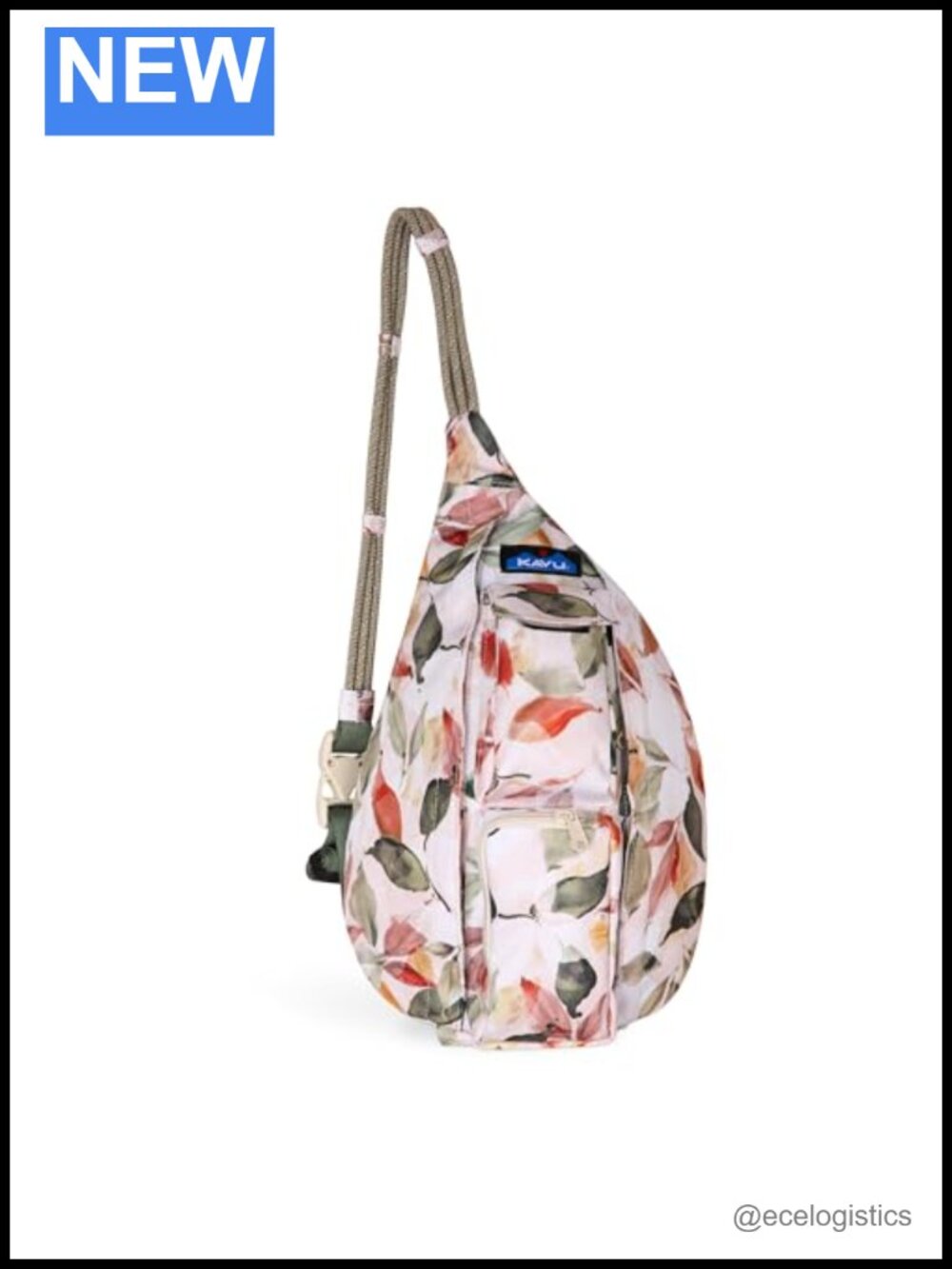 KAVU Mini Rope Sling Pack Adjustable Crossbody Shoulder Strap Polyester
